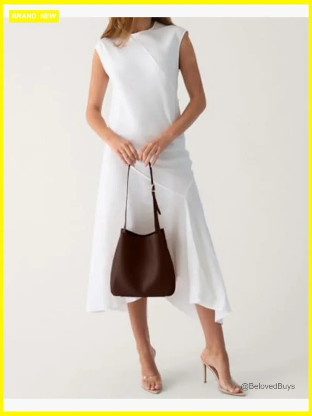 Slouchy Vegan Leather Hobo Bag - Medium Shoulder Tote Purse